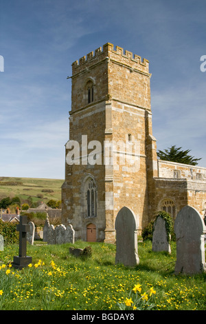 St Nicholas Church, Abbotsbury, Dorset, England, UK Stock Photo