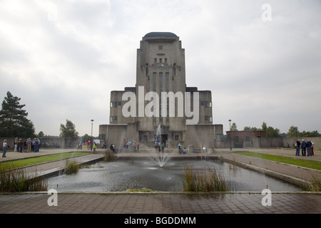 Cathedral like monumental building of the former Radio Kootwijk, Gelderland, Netherlands Stock Photo