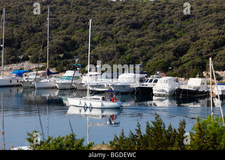 Simuni marina, Pag island, Dalmatia, Adriatic Sea, Croatia, Europe Stock Photo