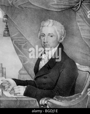 James Monroe, fifth President of the United States from 1817-1825 Stock Photo