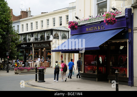 Shoppers in Cheltenham town centre Gloucestershire England UK Stock Photo