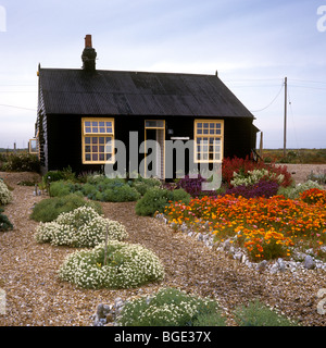 UK, England, Kent, Romney Marsh, Dungeness, 'Prospect Cottage', Derek Jarman's house Stock Photo