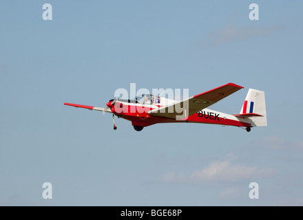 SLINGSBY T61F VENTURE T MK2 MOTOR GLIDER at air show 2009 Stock Photo