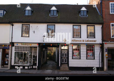 Georgian inn, High Street, Ware, Hertfordshire Stock Photo