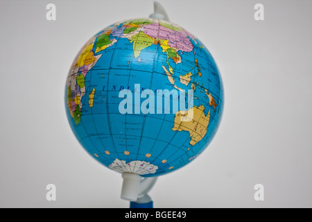 globe showing pacific ocean, geography Stock Photo