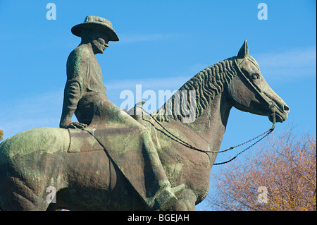 Former California governor, Earl Warren on a horse, Bronze statue, earl ...