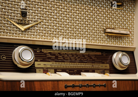 old radio receiver in a museum in Norway Stock Photo