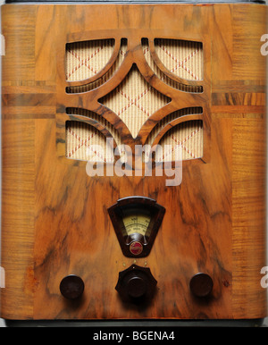 old radio receiver in a museum in Norway Stock Photo