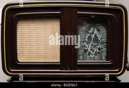 old radio receiver in a museum in Norway Stock Photo