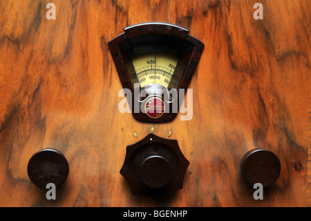 old radio receiver in a museum in Norway Stock Photo