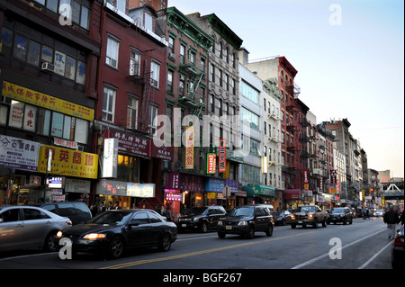 Chinatown district in Manhattan New York USA Stock Photo