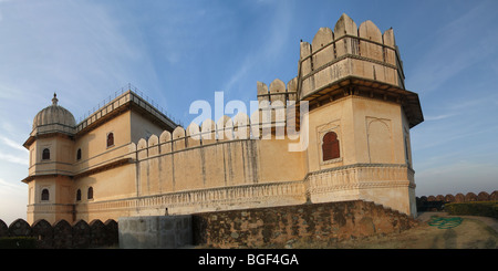 Citadel of Kumbhalgarh Fort in Rajasthan, India, Asia Stock Photo