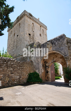 Italy: Apulia, Morciano di Leuca (Lecce) in the castle Stock Photo