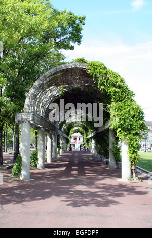 Rose Kennedy Greenway Garden Stock Photo