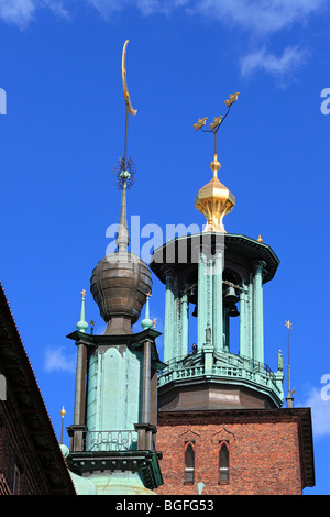 Town Hall (1911-1923) by Ragnar Ostberg, Stockholm, Sweden Stock Photo