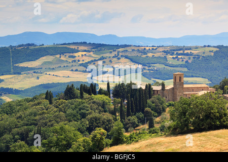 Classic italian landscape from Tuscany Stock Photo