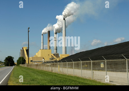 Kentucky Utilities Company Ghent Generating station power plant Stock Photo