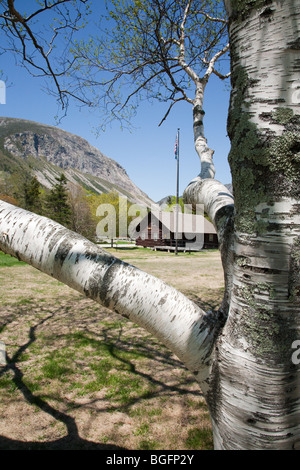 Franconia Notch State Park - Cannon Mountain during the spring months. Located in the White Mountains, New Hampshire USA Stock Photo