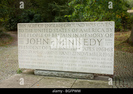 Kennedy Memorial, Runnymede, Berkshire Stock Photo