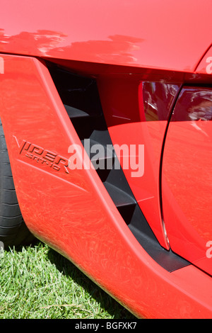 Side view on a Dodge viper SRT-10 Stock Photo
