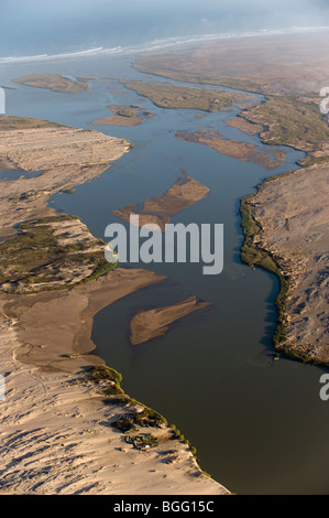 Kunene river mouth, Namibia Stock Photo - Alamy