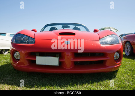 Front view on a Dodge viper SRT-10 Stock Photo
