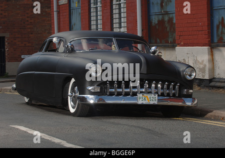 1952 Hudson Leadsled - roof chopped, channeled and slammed hot rod based on a classic American car Stock Photo