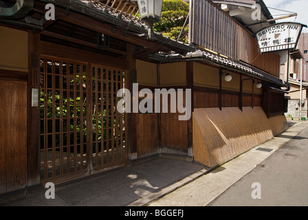 Seikoro Inn. Japanese ryokan. Kyoto, Japan Stock Photo