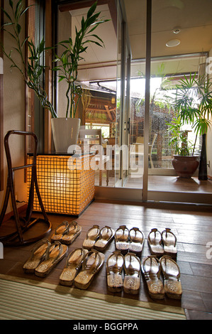 Hakone Ginyu. Traditional Japanese ryokan and spa. Hakone, Japan Stock Photo