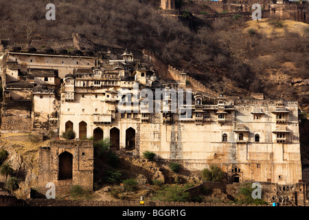 taragarh fort of Bundi in rajasthan state in india Stock Photo