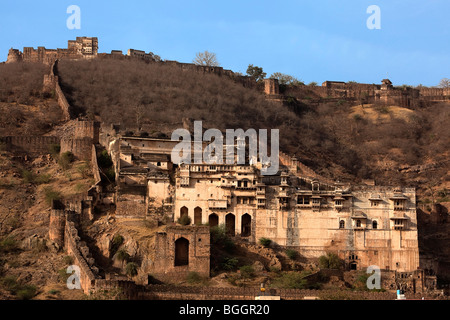 taragarh fort of Bundi in rajasthan state in india Stock Photo