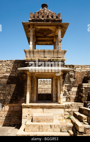 inside the Chittorgarh fort aera in rajasthan state in india Stock Photo