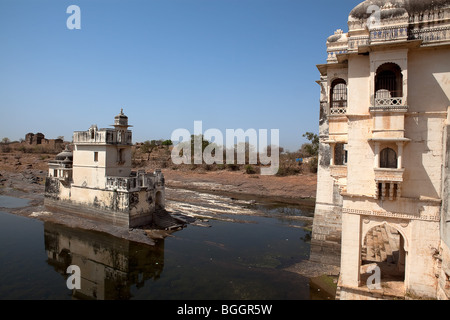 inside the Chittorgarh fort aera in rajasthan state in india Stock Photo