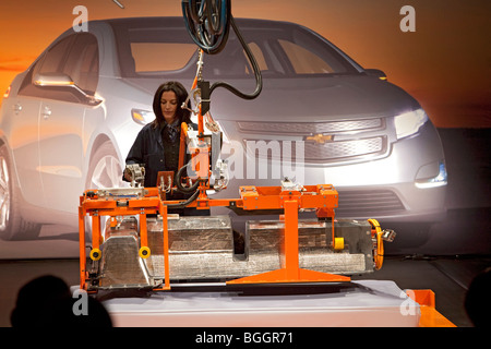Battery pack for Chevrolet Volt Stock Photo