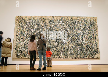 ONE: Number 31, 1950, Jackson Pollock, MOMA, Museum of Modern Art, New York City Stock Photo