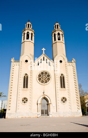 iglesia parroquial de Sant Pau i Sant Pere. Stock Photo