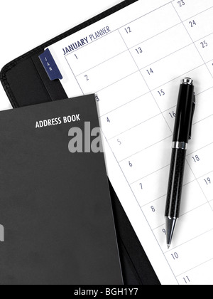 A 2010 Diary isolated against a white background Stock Photo