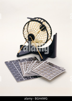 Vertical shot of a bingo card numbers covered in colors Stock Photo - Alamy