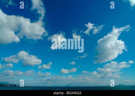 Clouds over sea Stock Photo