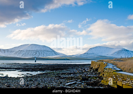 Hoy from Stromness is the second largest of the Orkney archipelago of 70 islands SCO 5826 Stock Photo