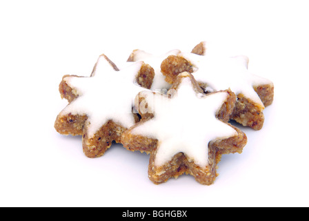Zimtstern - star-shaped cinnamon biscuit 09 Stock Photo