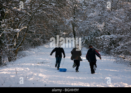 Winter scene in East Grinstead Stock Photo