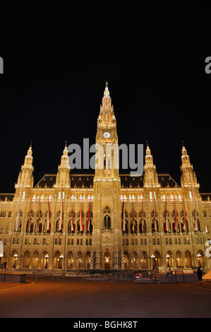 Neues Rathaus (City Hall), Vienna, Austria Stock Photo