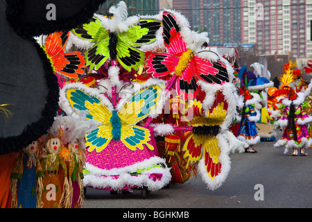 2010 Mummers Parade in Philadelphia, Pennsylvania Stock Photo