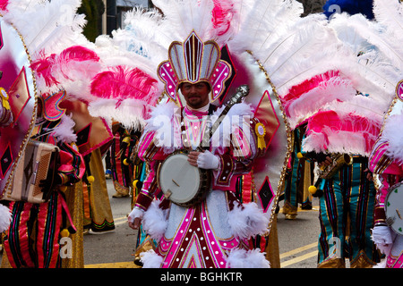 2010 Mummers Parade in Philadelphia, Pennsylvania Stock Photo