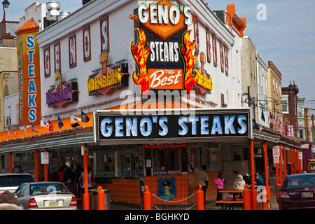 Geno's Philly Cheesesteak Sandwhich Shop in Philadelphia, Pennsylvania ...