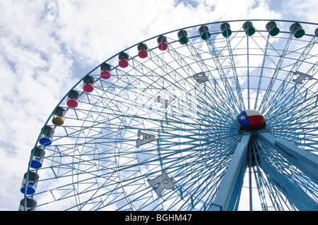 Dallas ferris wheel (Texas) - the largest ferris wheel in the US Stock Photo