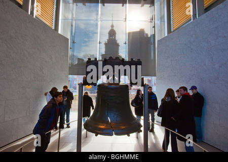 The Liberty Bell in Philadelphia, Pennsylvania Stock Photo