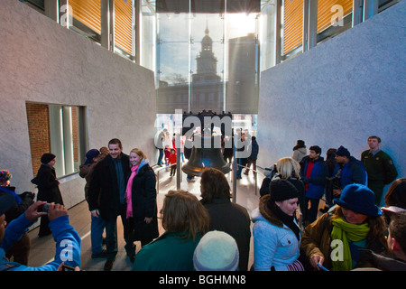 The Liberty Bell in Philadelphia, Pennsylvania Stock Photo