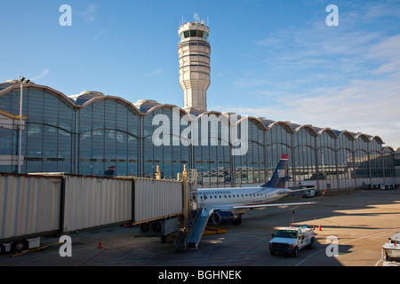 Dulles International Airport in Washington DC Stock Photo
